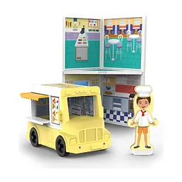 Ігровий набір Melissa & Doug магнітний Магазин піци та морозива (MD30658) - мініатюра 4