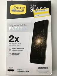 Захисне скло протиударне OtterBox Alpha Glass 2X для iPhone 14/13/13 Pro (77-86340)