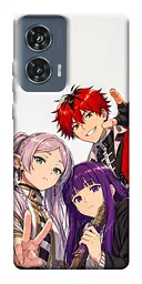 TPU чохол Demsky Frieren and friends для Motorola Edge 50 Fusion