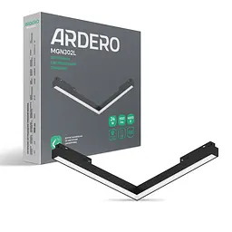 Світлодіодний магнітний трековий світильник Ardero MGN302L 24Вт 4000K чорний
