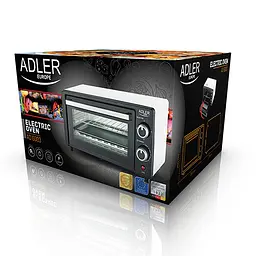 Електрична піч духовка Adler AD 6003 об'єм 9 л потужність 1400 Вт - мініатюра 4