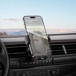 Автотримач Borofone BH131 Follower one-button car holderair outlet чорний - мініатюра 4