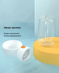 Пляшка-поїлка для собак і кішок Pets Feeder, 565 мл Semi 25,5x9x8 см fit0014728 - мініатюра 2