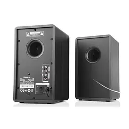 Колонки 2.0 S-405 Black, 2 x 4 Вт, BT REAL-EL teh0021021 - мініатюра 6