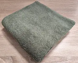 Рушник турецький махровий однотонний Zeron 50х90 Green щільність 500 г/м2 - мініатюра 3