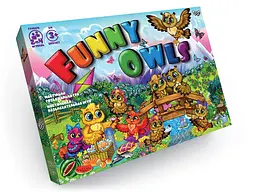 Настільна розважальна гра-ходилка "Funny Owls" DANKO TOYS, розвивальна (DTG98)
