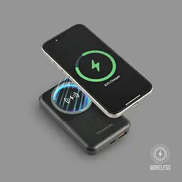 Повербанк з бездротовою зарядкою 10000mAh Titanium MA02 22.5W Black (TPB-MA02-B) - мініатюра 7