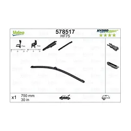 Щітка склоочисника Valeo 578517 - мініатюра 2