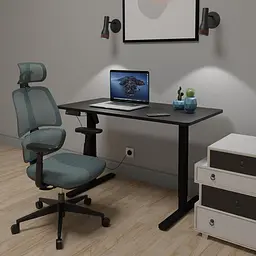Крісло Mealux Leo Air Plus Dark Grey (Y-546 KBG) - мініатюра 4