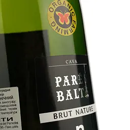 Вино ігристе Pares Balta Cava Brut Nature, біле, брют натюр, 11,5%, 0,75 л (758244) - мініатюра 3