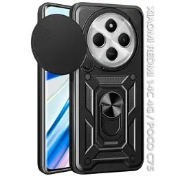 Чохол до мобільного телефона BeCover Military Xiaomi Redmi 14C 4G / Poco C75 Black (712489) - мініатюра 1