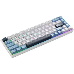 Клавіатура Ajazz AK680 V2 Ice Island Magnetic Switch Blue/White (AK680-V2-I-GB) [175690] - мініатюра 3