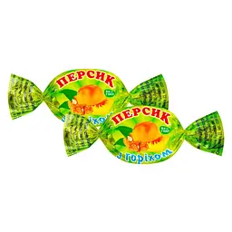 Цукерки Аметист плюс Персик з горіхом 2 кг