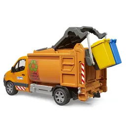 Масштабна модель автомобіля Bruder Сміттєвоз MB Sprinter (02682) - мініатюра 5