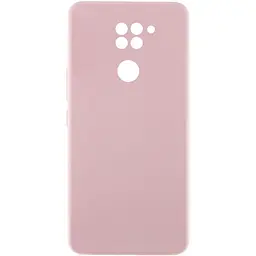 Чохол Silicone Cover Lakshmi Full Camera (AAA) для Xiaomi Redmi Note 9 / Redmi 10X Рожевий / Pink Sand