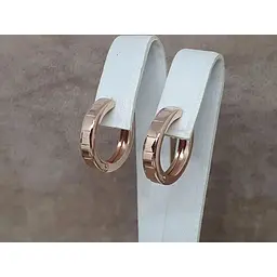 Золоті сережки-кільця Tango. 470331 - мініатюра 4