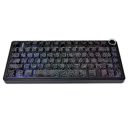 Игровая механическая клавиатура AULA F75 / Три режима подключения / Seiya Switch / Black Lines - мініатюра 2