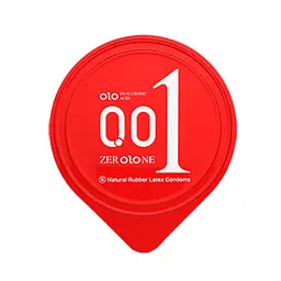 Презервативи OLO 001 (3 штуки) Babydoll Універсальний.. Червоний 7001-1 - мініатюра 5