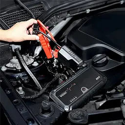 Автомобільний портативний пуско-зарядний пристрій (бустер) Jump Starter Wondertech WTST001 U28, 2000А, павербанк 20000 мАг - мініатюра 9
