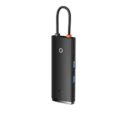 USB Хаб Baseus Lite Series 6-Port Type-C HUB Docking Station Type-C to HDXiaomi+USB3.0*2+PD+TF WKQX050101 Black - мініатюра 3