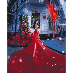 Картина за номерами За мить до свята Brushme BS52708 Різнокольоровий shop (9995482067980)