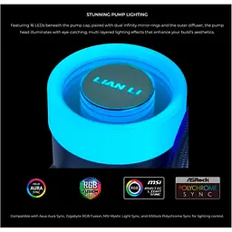 СВО Lian Li GA II Lite 360 RGB Black (G89.GA2L36RB.00) - мініатюра 3