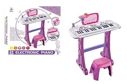 Пианино 8809 с микрофоном, на подставке, в коробке р.50,5x8,5x41 см YG Toys