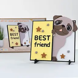 Набір картина 3D Rosa Talent Best Friend МДФ ґрунтоване 19х19 см - мініатюра 2