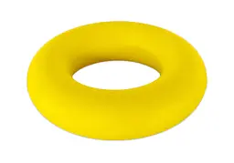 Еспандер кистьовий кільце EasyFit Ring тренажер для рук 23 кг Жовтий (EF-1904-50) - мініатюра 1