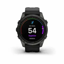 Смарт-годинник Garmin Epix Pro Gen 2 Sapphire 42mm Carbon G. DLC Ti. with Black Band (010-02802-14/15) - мініатюра 2