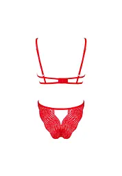 Комплект білизни Obsessive Mellania L/XL червоний - мініатюра 5