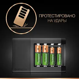Зарядний пристрій для пальчикових та мізинчиків батарейок Duracell, 1300 mAh, CEF15 (81568893) - мініатюра 5