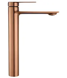 Змішувач для умивальника Rea Storm високий brushed copper REA-B3002 - мініатюра 3