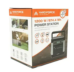 Портативна зарядна станція Yard Force LXPS1200, 974Wh - мініатюра 3