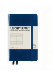 Блокнот Leuchtturm1917 Кишеньковий, темно-синій, лінія (342918)