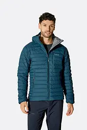 Чоловічий пуховик Rab Microlight Windstopper Hoody L Чорний - мініатюра 4