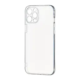 Чохол Silicone Case WS Protected Camera iPhone 12 Pro Max Прозорий