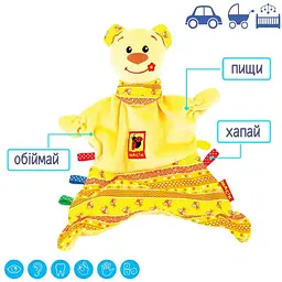 М'яка іграшка Macik Обіймашка Ведмедик Тихоня МС 150401-01 - мініатюра 2