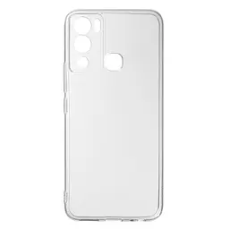 Прозрачный чехол для Infinix Hot 12i 4G (X665B) с защитой камеры, тонкий, силиконовый, бесцветный, ударопрочный, противоударный бампер с закрытой камерой, ArmorStandart (ARM62266)