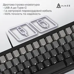 Клавіатура Ajazz AK650 Day Dream Switch Black (AK650-DD-BG) [156880] - мініатюра 7