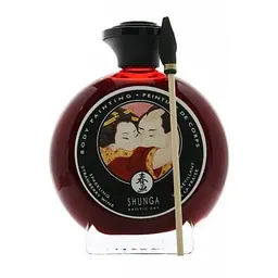 Їстівна фарба для тіла, 100 мл (полуниця у шампанському) Shunga Body Painting Sparkling Strawberry Wine