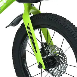 Велосипед дитячий Flash MB 1683 NEON GREEN, колеса 16 дюймів - мініатюра 4