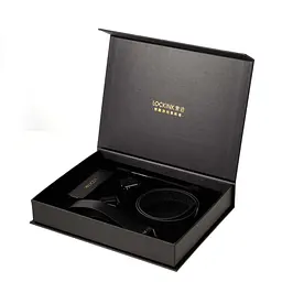 Нашийник з повідцем LOCKINK Tied Collar with Leash Set, чорний, ланцюг зі шкіряною петлею та карабіном - мініатюра 9
