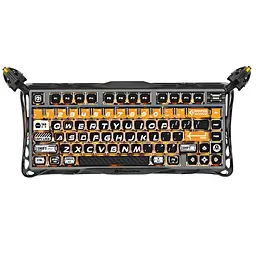GravaStar Клавіатура механічна Mercury K1 Pro 80keys, GravaStar x Kailh Speedy Mint, BT/WL/USB, RGB, CyberFlare