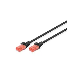 Патч-корд Digitus 1м, CAT 6 UTP, AWG 26/7, Cu, LSZH, black (DK-1617-010/BL)