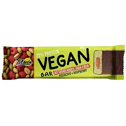 Блок веганських батончиків FitWin Vegan Bar, 12*60 грам - Фісташка-малина