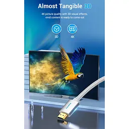 Кабель Vention HDMI-HDMI V 2.0 15 м (AABIN) - мініатюра 7