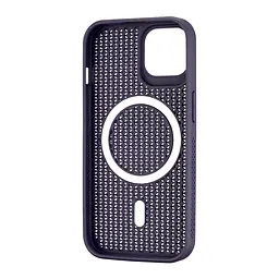 Чохол Silicone Cooling Сase with MagSafe iPhone 15 Purple - мініатюра 3