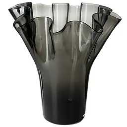 Ваза Lefard Tissue Grey скляна 35х24 см (804-153)