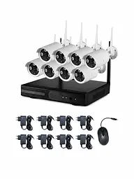 Комплект відеоспостереження WiFi Kit 5G на 8 камер 1080p з NVR в дім, офіс (49675976)